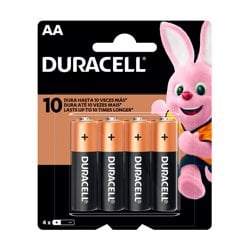 Pila Alcalina Duracell Aa Blister X 4 Unidades