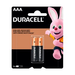 Pila Alcalina Duracell Aaa Blister X 2 Unidades