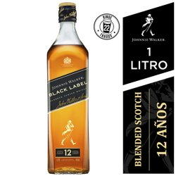 Whisky Importado Black Label Johnnie Walker X 1lt.