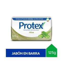 Jabon Antibacterial Aloe Protex X 125 Grs