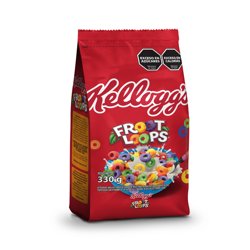 Aros De Cereal Frutado Froot Loops Bolsa X 330 Grs