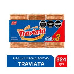 Galletitas Sandwich Traviata 3 X 108 Grs