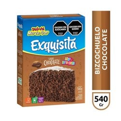 Bizcochuelo Chocolate Exquisita X 540 Grs