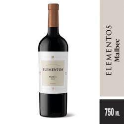 Vino Tinto Malbec Elementos X 750 Cc