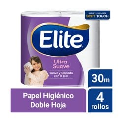 7790250026075.jpg Papel Higienico D H Ultra Suave Elite 4 X 30 Mts