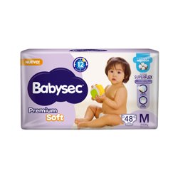 Panal Talle M Premium Babysec X 48 Uni