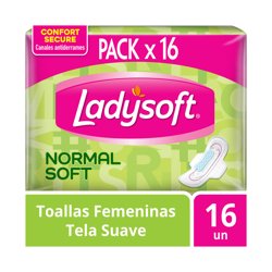 Toalla Femenina Normal Suave Ladysoft X16