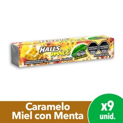 77905291.jpg Caramelos Miel C Menta Halls Stani X 28 Grs