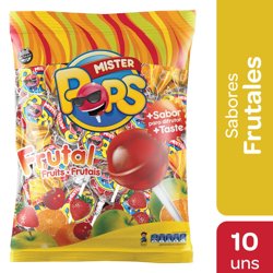 Chupetin Frutal Mister Pops X 125 Grs