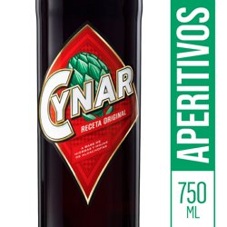 Aperitivo C Alcohol Cynar Botella X 750 Cc