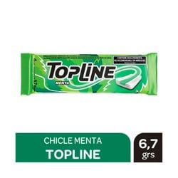 Chicles Tableta Menta Topline X 6.7 Grs