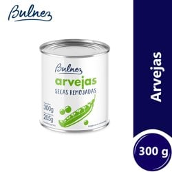 Arvejas Secas. Remojadas Bulnez Lata X 300 Grs