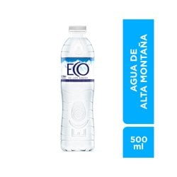 Agua Mineral Sin Gas Eco De Los Andes X 500 Cc