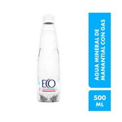 Agua Mineral Con Gas Eco De Los Andes X 500 Cc