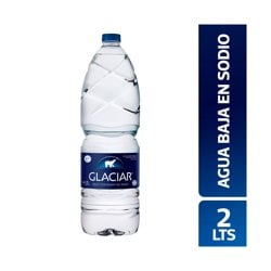 Agua Mineral S Gas Bajo Sodio Glaciar Pet X 2 Lt