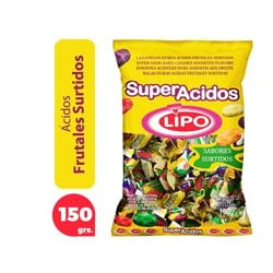 Caramelos Super Acidos Lipo Bolsa X 150 Grs