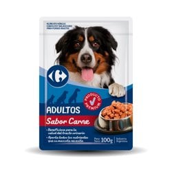 Alimento Perros Humedo Carrefour Carne 100gr