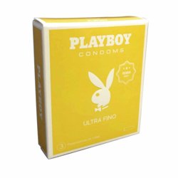 Preservativo Ultra Fino Playboy Caja X 3 Uni