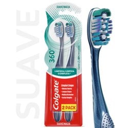 Cepillo Dental Limpieza 360 Colgate 2 X 1 Uni